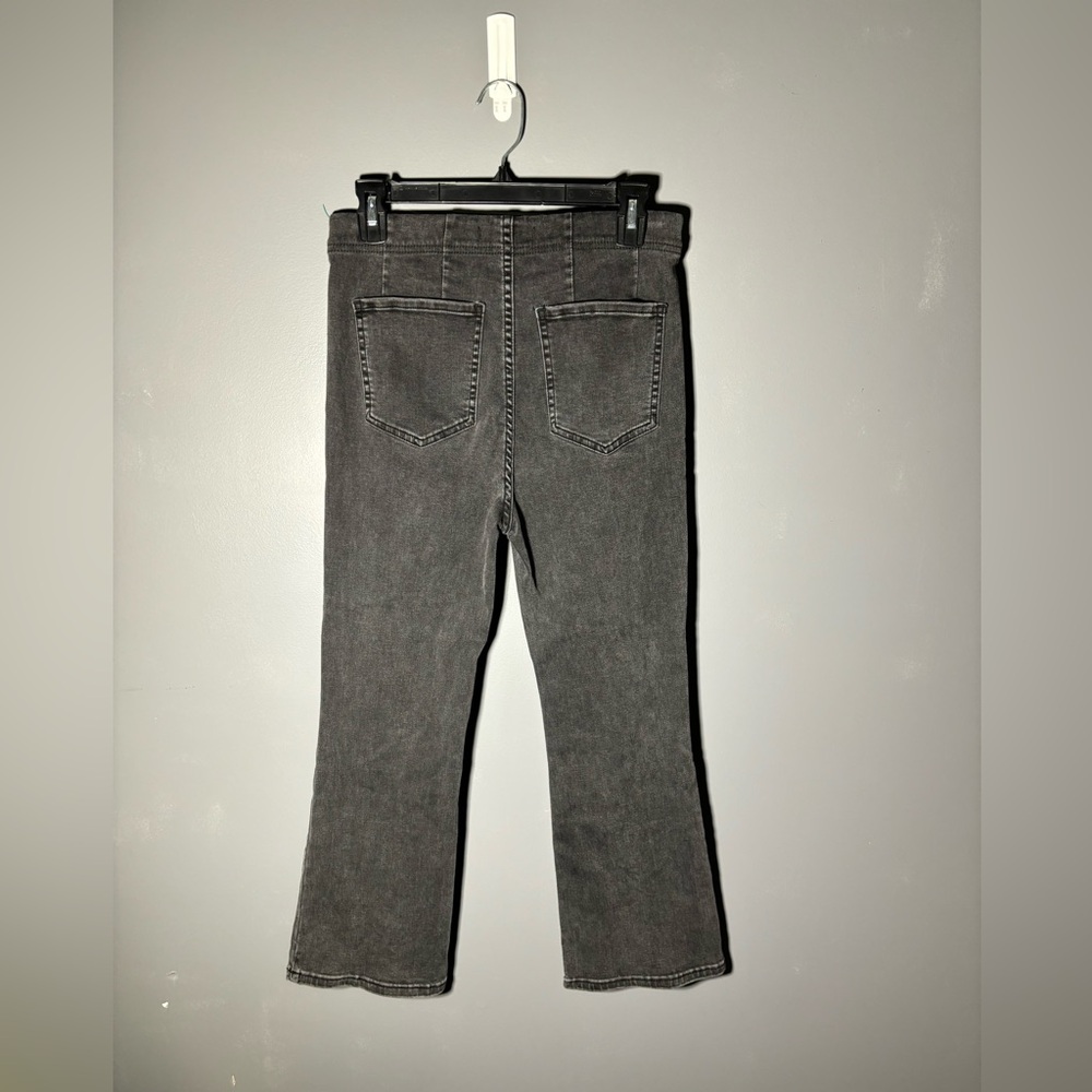 Free People Ultra High Pull On Crop Boot Jeans Size 28 - Picture 4 of 5